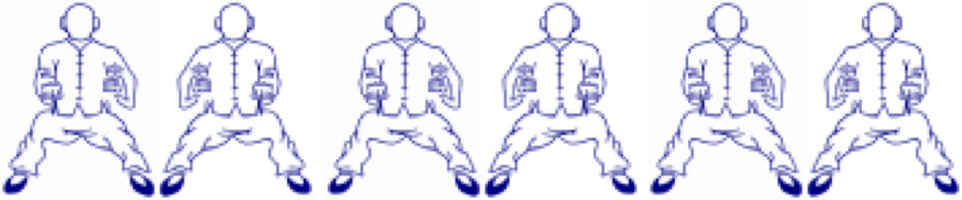 baduanyin six punches