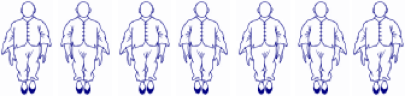 baduanyin standing on your toes