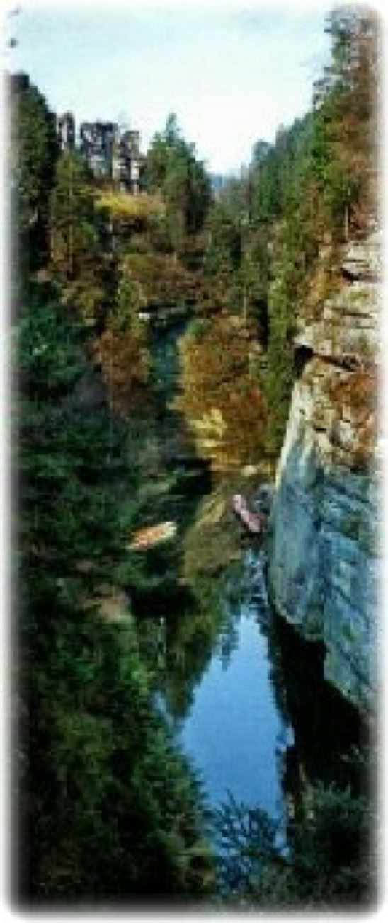 The Landscape (region) of sandstone rock formations